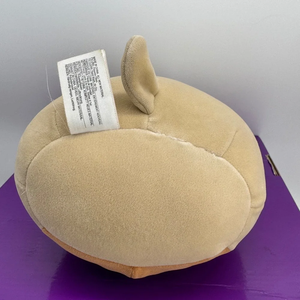 Squishmallows Brock the Bulldog 8 Inch Tan Brown Dog Plush Toy Kellytoy